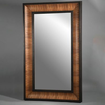 Mirage Wood Dual Tone Mirror 117x10x193cm