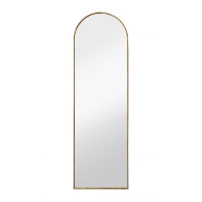 Roman Pine wood Arch Standing Mirror 52x167x3.8cm