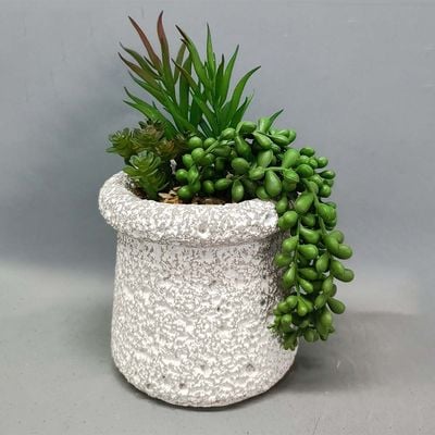 Nomad Succulent Cement Planter 15X13X21Cm