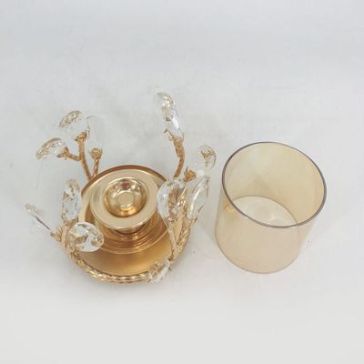 Seletti Beaded candle holder Gold 17x17x12cm 89906C