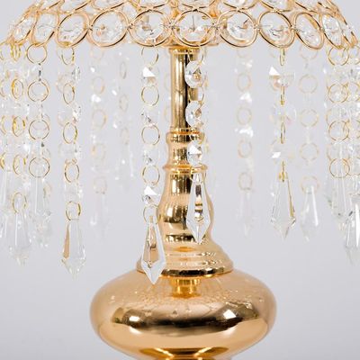 Seletti Crystal Candle Holder Gold 20x20x33cm 61142