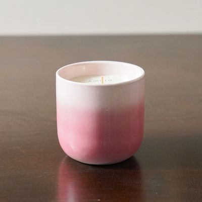 Amara Ceramic Candle Multi Pink 10.5X10.5Cm 480G