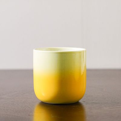 Amara Ceramic Candle Multi Yellow 10.5X10.5Cm 480G