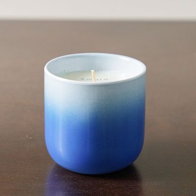Amara Ceramic Candle Multi Blue 10.5X10.5Cm 480G
