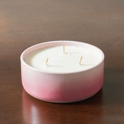 Amara Ceramic Candle Multi Pink 16.2X6.6Cm 620G