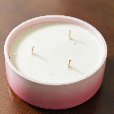 Amara Ceramic Candle Multi Pink 16.2X6.6Cm 620G