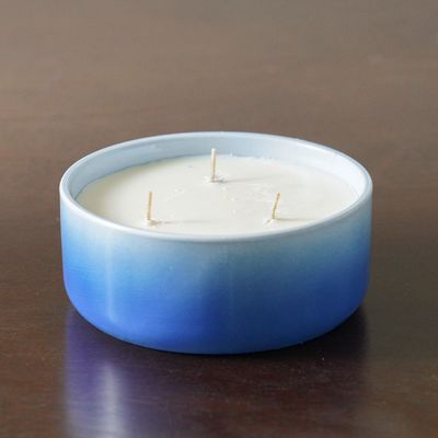 Amara Ceramic Candle Multi Blue 16.2X6.6Cm 620G