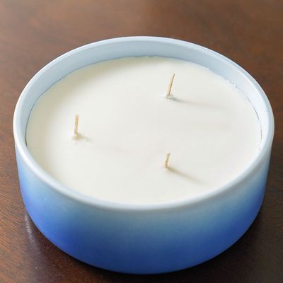 Amara Ceramic Candle Multi Blue 16.2X6.6Cm 620G