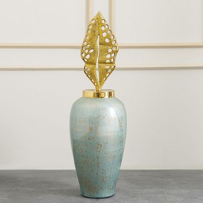 Ahsina Decor Sculpture Gold 26X26X94Cm 