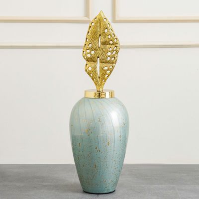 Ahsina Decor Sculpture Gold 26X26X78Cm