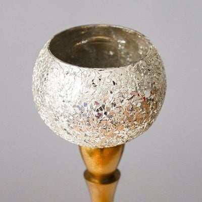 Ahsina Candle Holder Gold 12X12X45Cm