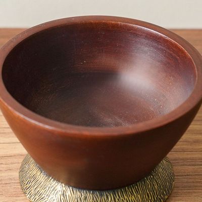 Ahsina Bowl Brown 16X16X9Cm