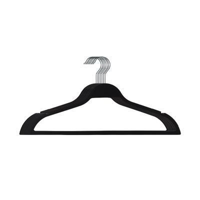 Magnus 8Pk Abs Hangers With Iron Hook Black 45 X 23.5 X 0.6 Hcm WA23001-Set 8