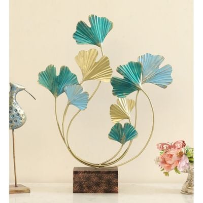 Faiz Metal Ginko Leaf Accent 40X60Cm