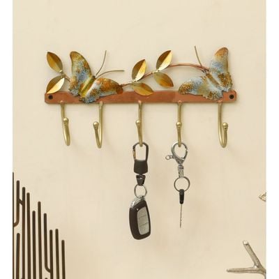 Faiz Metal Butterfly Wall Hook 30X7X16Cm