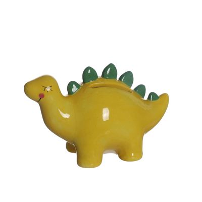 Meow Ceramic Dino Money Bank 13.5x6x8.5Cm