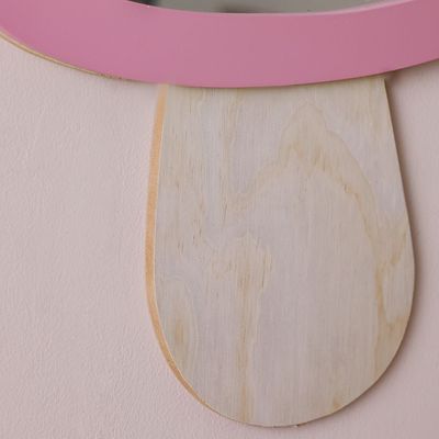 Meow Mdf Mushroom Mirror 50x51x2Cm