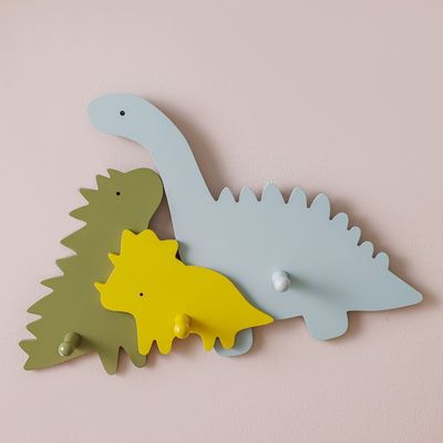 Meow Mdf 3 Dino Wall Hook 44X30X7.5Cm