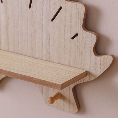 Meow Mdf Dino Wall Shelf 48X11X34Cm