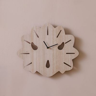 Meow Mdf Dino Horn Clock 40X35X1Cm