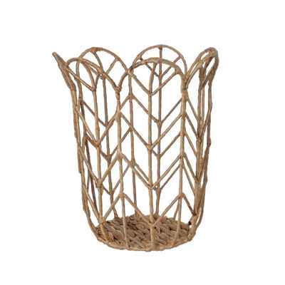 Meow Rattan Floral Basket D27X21Cm