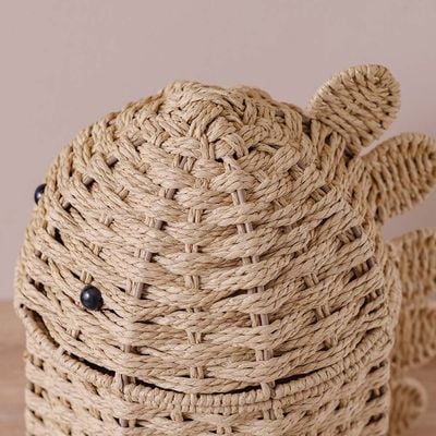 Meow Rattan Mushroom Basket 30X24X31Cm