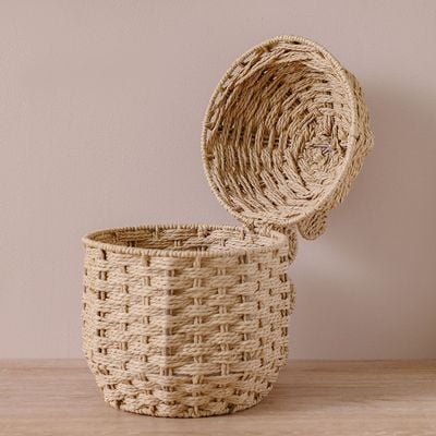 Meow Rattan Mushroom Basket 30X24X31Cm