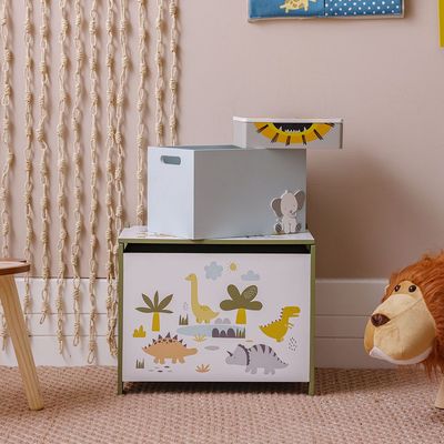 Meow Fabric Lion Storage Box 21X14X6Cm