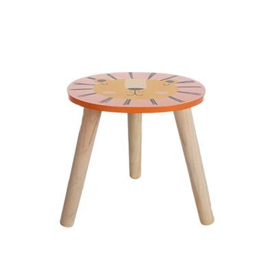 Meow Mdf Lion Accent Stool 27X27X27Cm