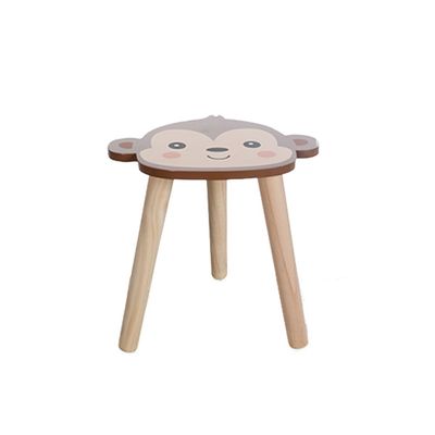 Meow Mdf Monkey Accent Stool 30X27X27Cm