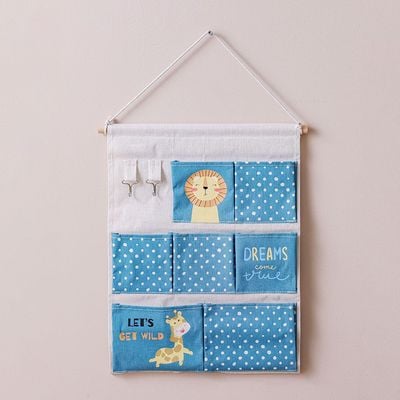 Meow Fabric Jungle Wall Pockets 34X47Cm