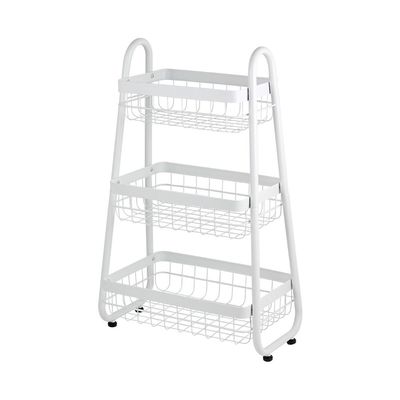 Magnus 3 Tier Metal Storage Rack  48X29X76Cm Black