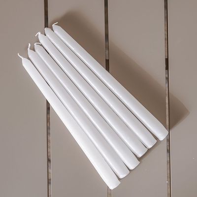 Amara Key Taper Candles S/6- White