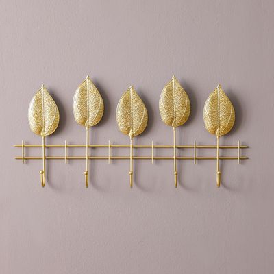 SS24 Stolpa Metal Wall Accent Gold 60x5.5x31cm  (LJ104-135-007)