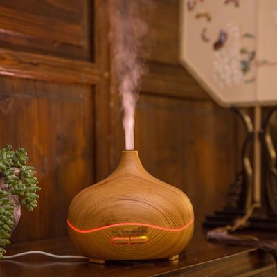 Aroma Electric Ultrasonic Diffuser Wood 550Ml 16.8X14.5Cm Light Wood