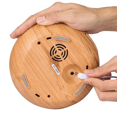 Aroma Electric Ultrasonic Diffuser Wood 550Ml 16.8X14.5Cm Light Wood