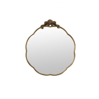 SS24-Metal Decorative Mirror Frame Gold 71X80X3CM (INT-SE-71803-GLD)