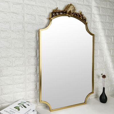 SS24-Metal Decorative Mirror Frame Gold 100X60X4CM (INT-SE-100604-GLD)