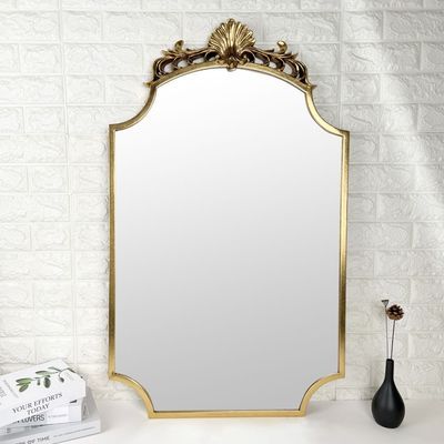 SS24-Metal Decorative Mirror Frame Gold 100X60X4CM (INT-SE-100604-GLD)