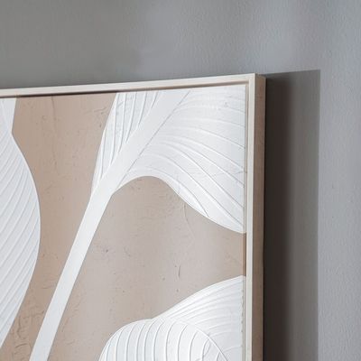 Bloom Canvas Fern Leaf Zoom Beige- Wht 80x120