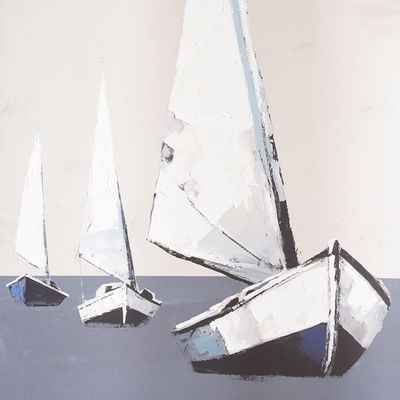 Bloom Canvas 3 Sail Boats 80x120