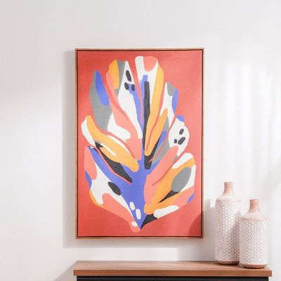 Bloom Canvas Abstract Quirky Leaf 80x120