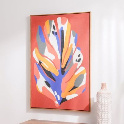 Bloom Canvas Abstract Quirky Leaf 80x120