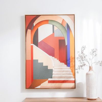 Bloom Canvas Abstract Quirky Staircase 80x120