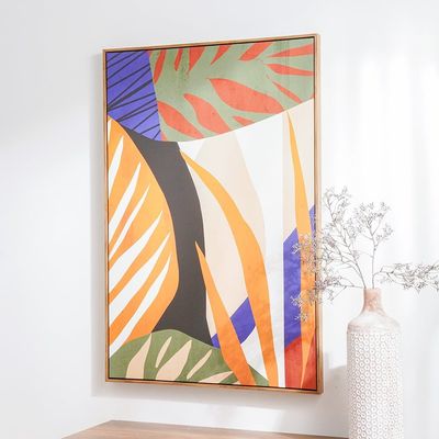 Bloom Canvas Abstract Quirky Leaf Patterns 80x120