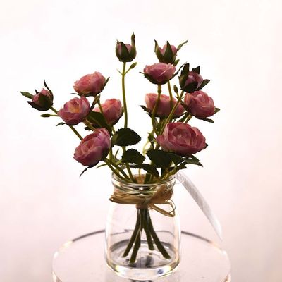 Rejoice pink rose pudding Vase H19cm L22073/PK