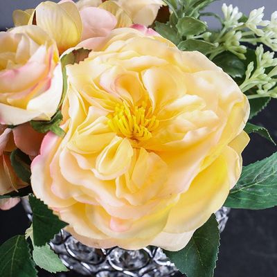 Rejoice Rose Hydrangea Bouquet L26 cm