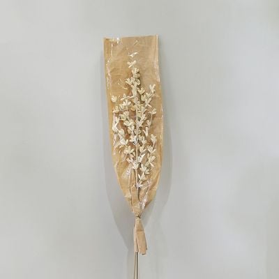 Zaria 3 Petal Flower Stick In Paper Cream Mix 100Cm