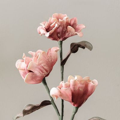 Bloomin Artificial Flower Dark Pink/White 