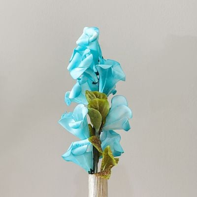 Bloomin Artificial Flower Blue/White 